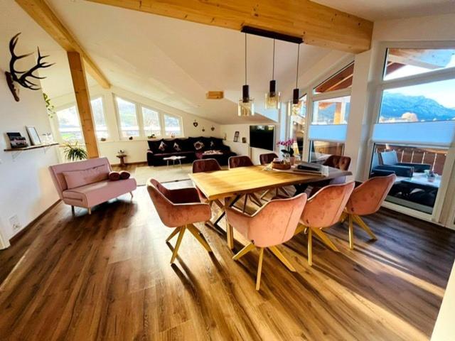 23 Neu Erbaute Ferienwohnung Mit Schloss- Und Panoramablick Halblech Zewnętrze zdjęcie